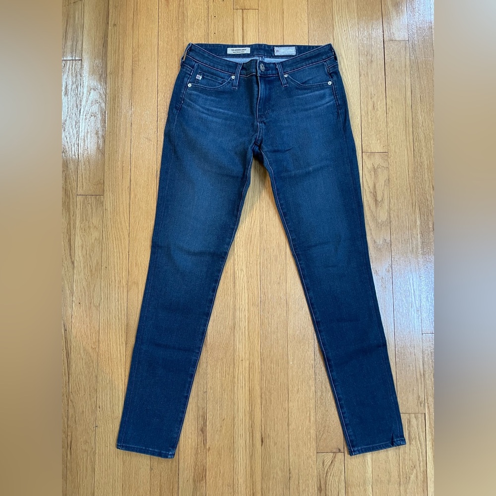 Women's AG Adriano Goldschmied Super Skinny Legging Ankle Blue Jeans 25R ✨NEW✨